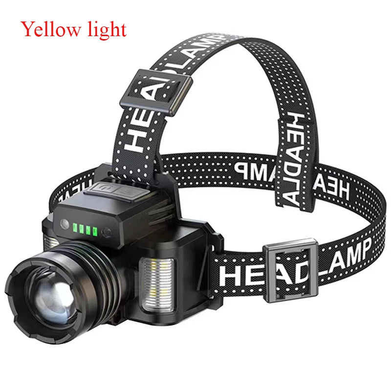 POCKETMAN 30W LED Rechargeable Headlamp | Zoom & Sensor