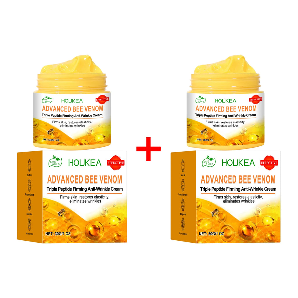 Bee Venom Body Firming Cream Keep Brighten Light Weight Improving Sagging Relax Muscle Improve Elasticity Body Cream Moisturizer Oasis Select 30g Boxed X 2PCS