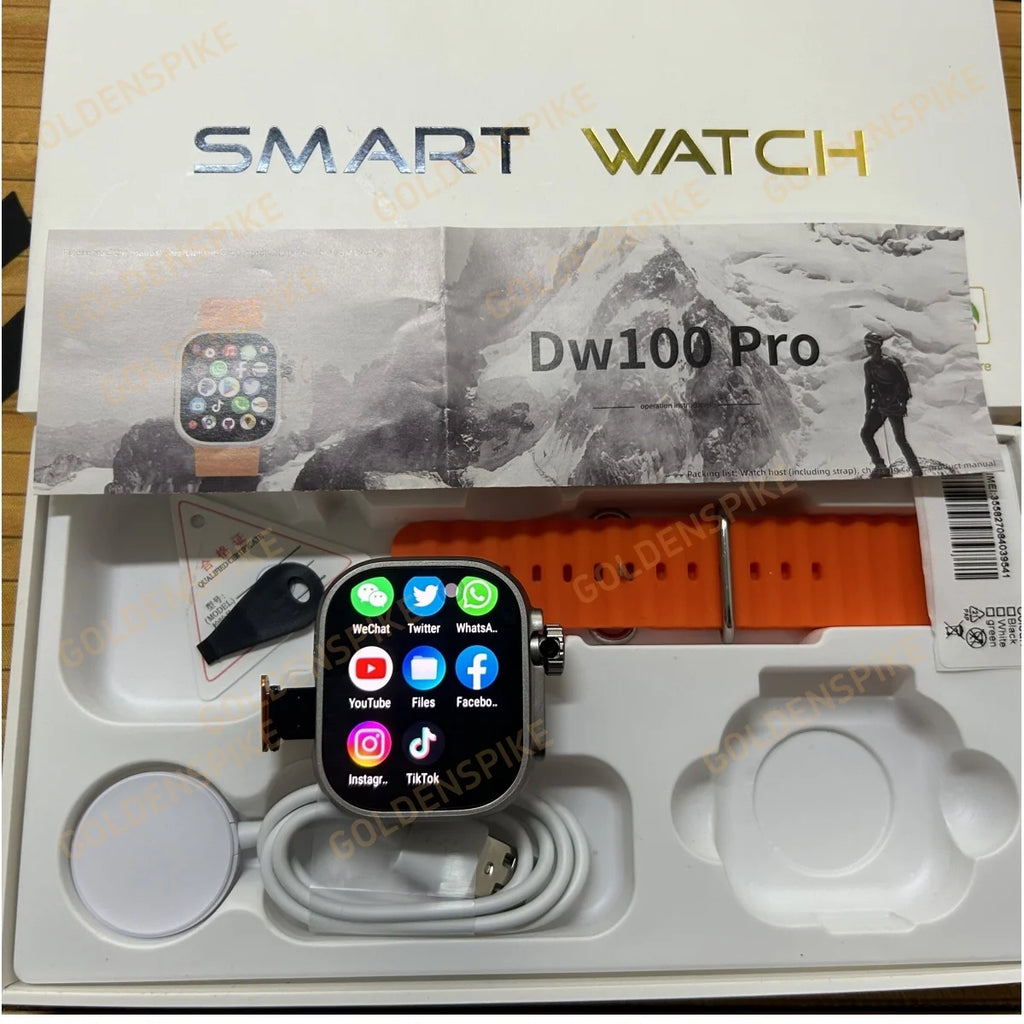 DW100 Pro Android 4G Smartwatch | GPS, AMOLED, 8MP Camera