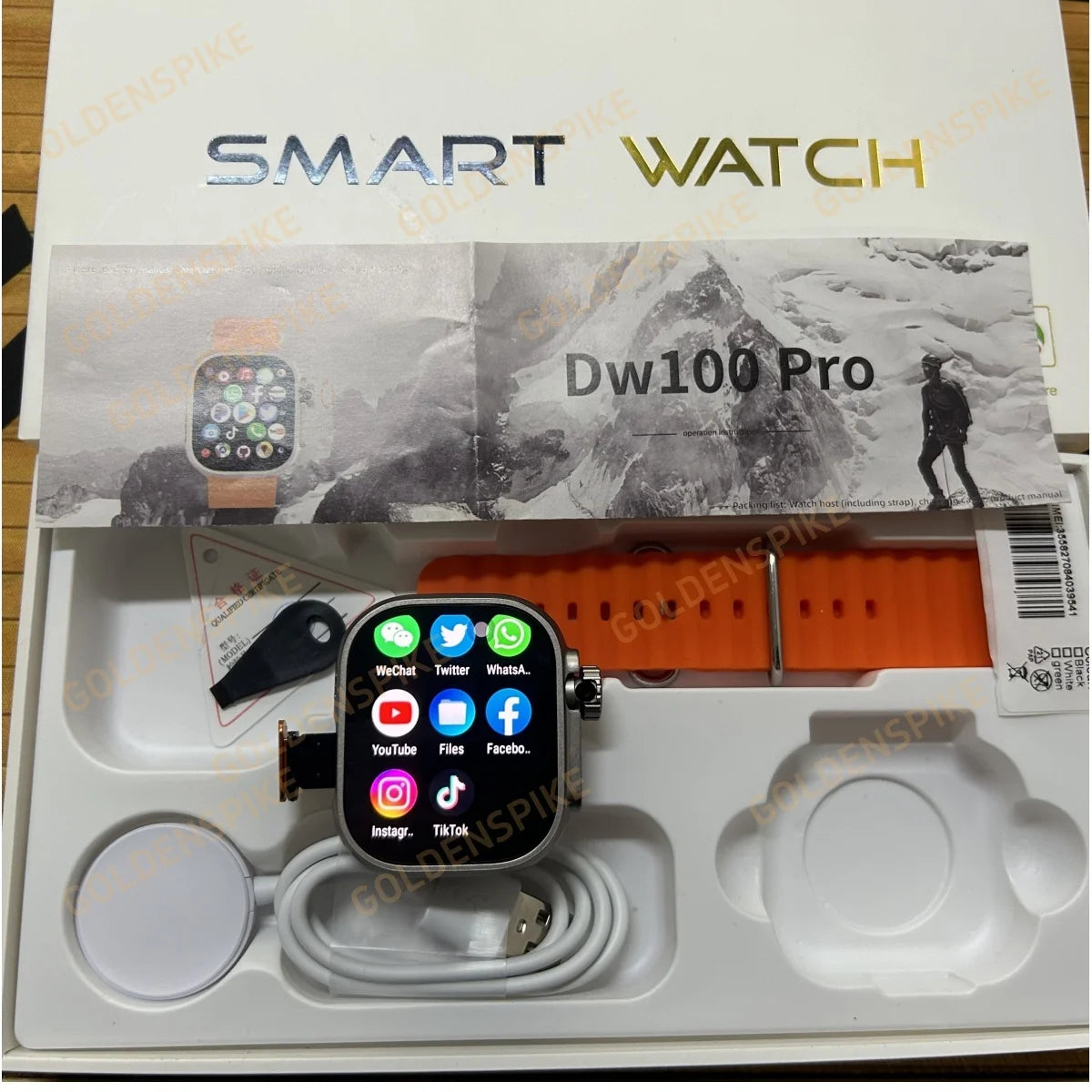 DW100 Pro Android 4G Smartwatch | GPS, AMOLED, 8MP Camera