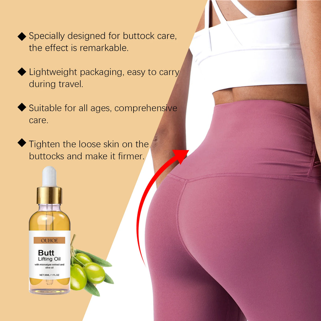Buttock Enlargement Oils Butt Enhancer Plus Size Hip Lift Up Hip Growth Firming Nourishing Shaping Sexy Body Hip Lifting Oil Oasis Select