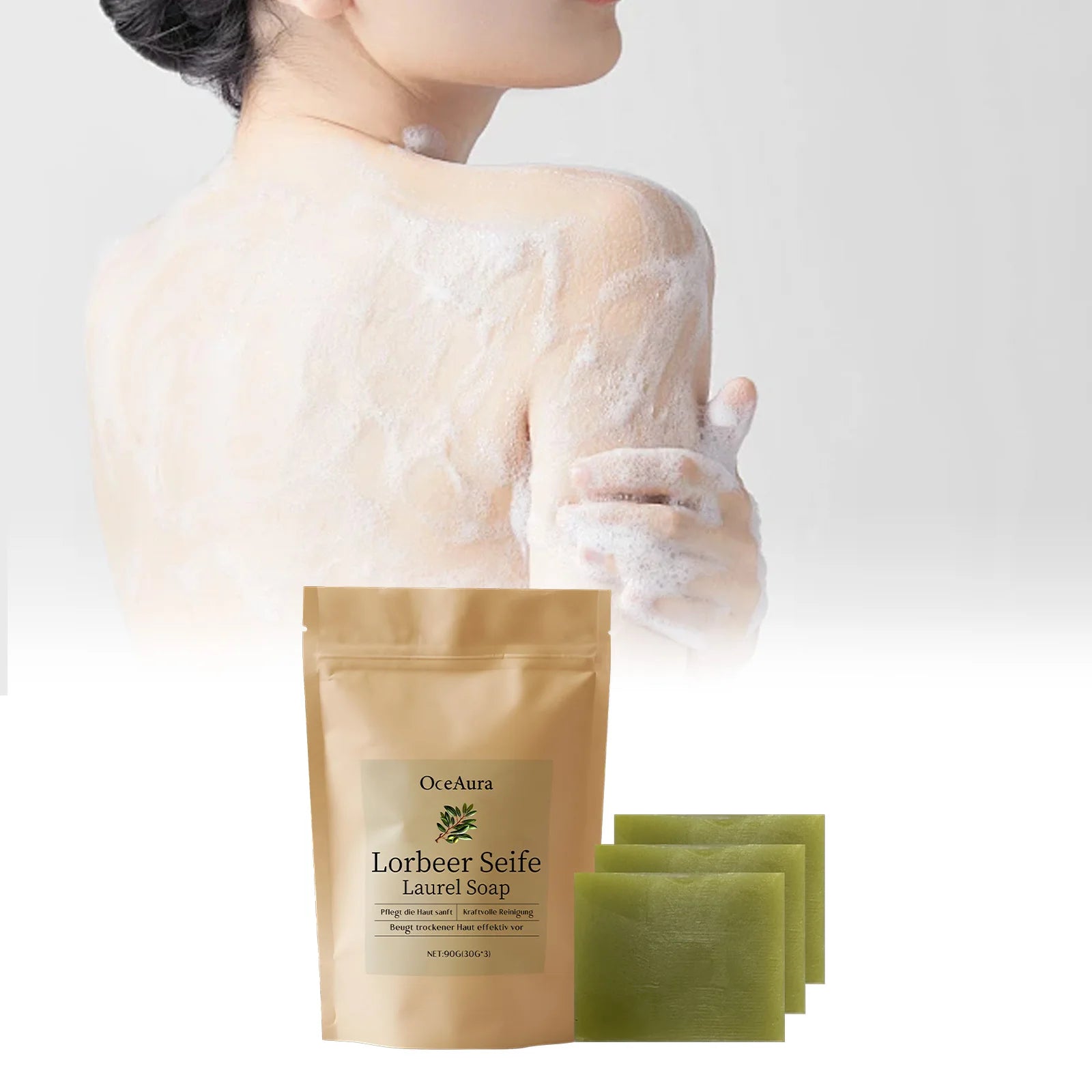 Laurel Oil Cleansing Soap Remove Acne Skin Glowing Fade Pigmentation Moisturizing Refreshing Oil Control Body Brightening Soap Oasis Select