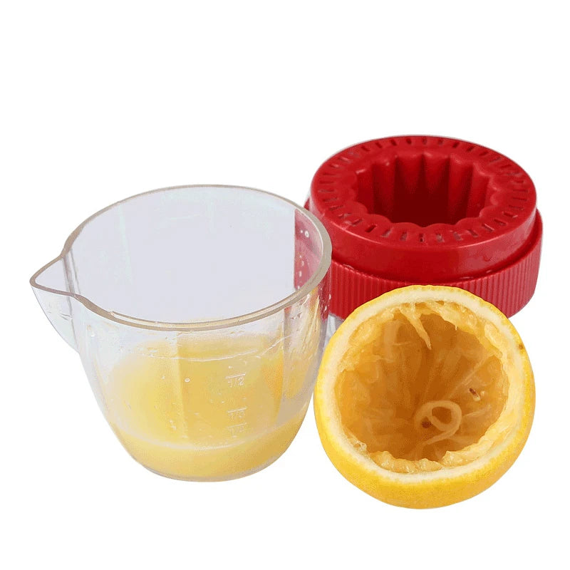 Manual Lemon Squeezer with Lid & Pour Spout | Citrus Juicer Manual Citrus Juicer Oasis Select