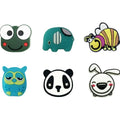 Tennis Racket Dampeners, Tennis Racket Shock Absorber, Cute Pattern Tennis Accessories (6 pcs Cute Animal Pattern) Oasis Select Other