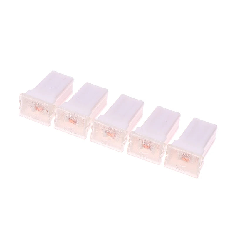 5pc Mini Square Fuse Set, 20A to 60A Size Range, Automotive Fuses with Plastic Storage Box Oasis Select 120A
