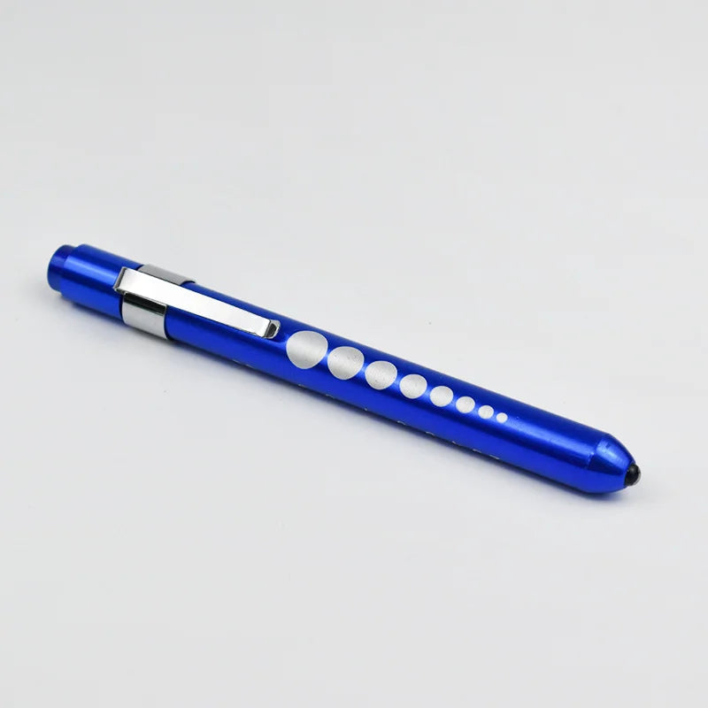 Multi Functional Scale Pen Light LED Pen Flashlight Nurse Pen Light Pupil Oral Examination White Light Medical Lighting Oasis Select Blue White light China Mainland