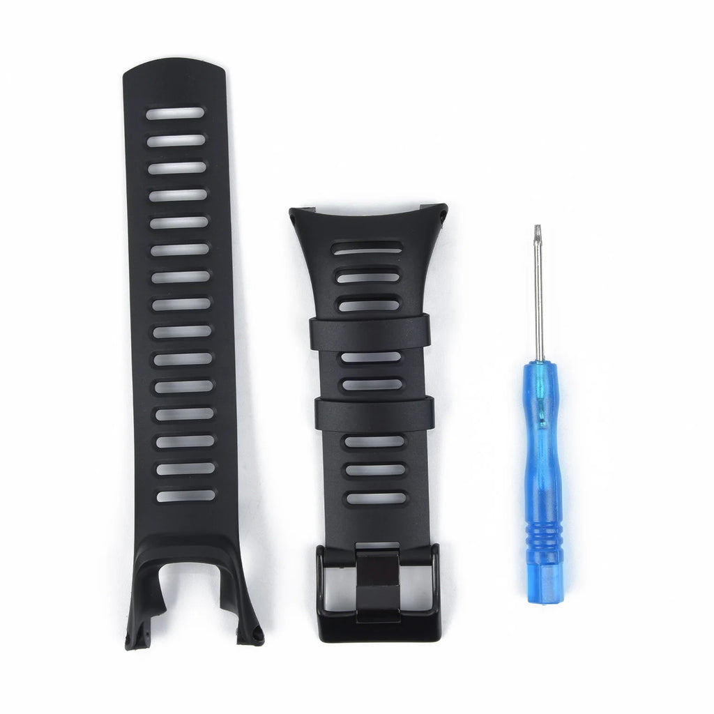 Rubber Watch Strap Stainless steel clasp Screwdriver For SUUNTO Ambit2 S Ambit2 Red and Ambit3 Black SS019474000 Oasis Select