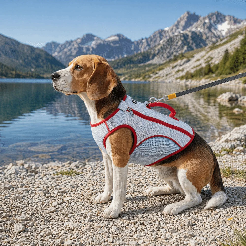 Breathable Dog Cooling Vest Sun Protection Adjustable Pet Cooling Shirt Zipper Design with Traction Cooling Jacket Daily Wear Oasis Select