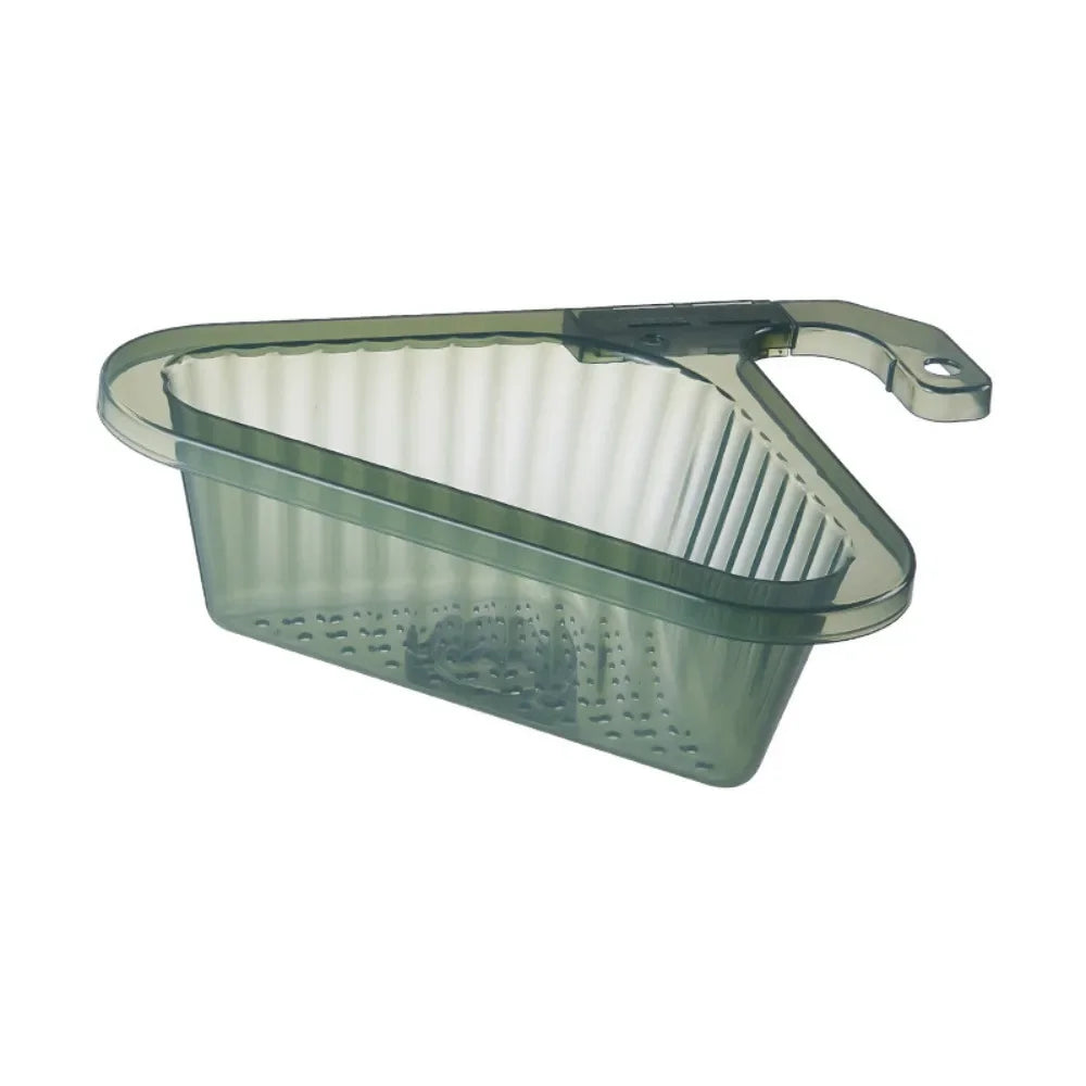 Portable Push-type Kitchen Sink Filter Basket Separate Drain Bowl Filter Basket Anti-leakage Anti-leakage Sink Storage Rack Oasis Select Green 1