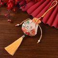 2025 New Year Retro Brocade Sachet Bag Chinese Pouch Pendant Carrying Ancient Style Small Salon Lucky Bags Empty Bags Oasis Select yellow Other