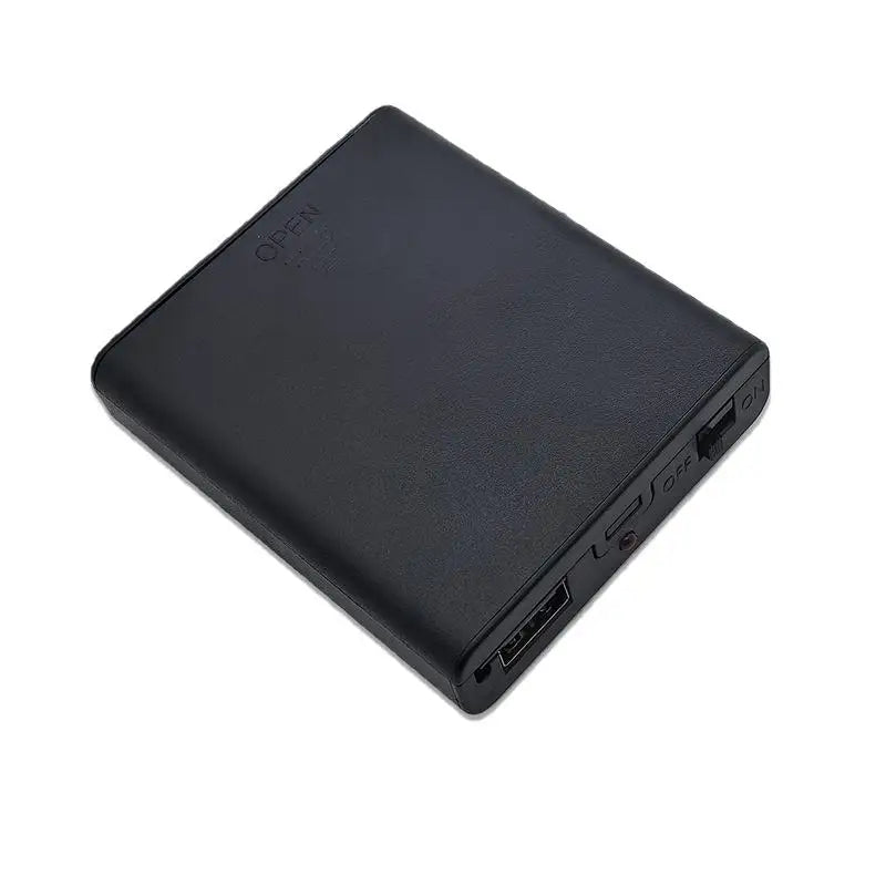 1Pcs 4 Slots AA Battery Holder No.5 Battery Case With Power Switch and USB Female Socket Indicator Light AA Battery Box Oasis Select