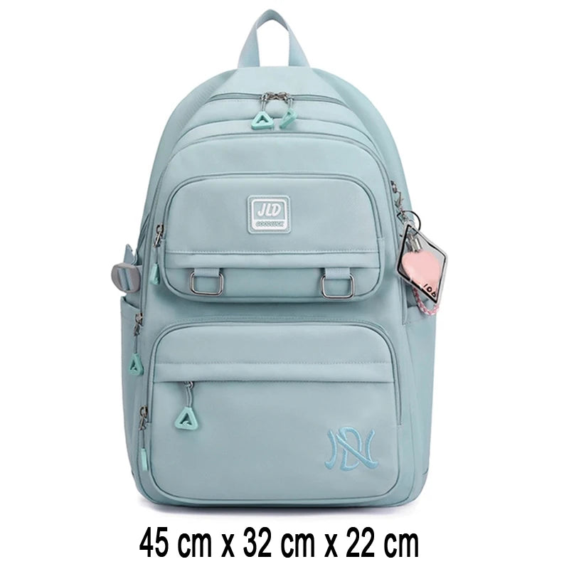 Kawaii Girls School Backpack – Cute Pink Waterproof Kids Bag