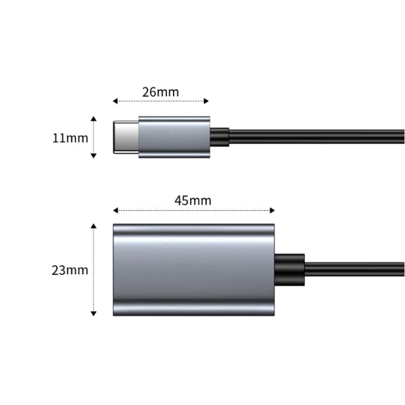 Type C to HDMI-compatible Cable USB C to HDTV Converter HD 4K USB 3.1 HDTV Cable Adapter for MacBook Chromebook Samsung Xiaomi Oasis Select