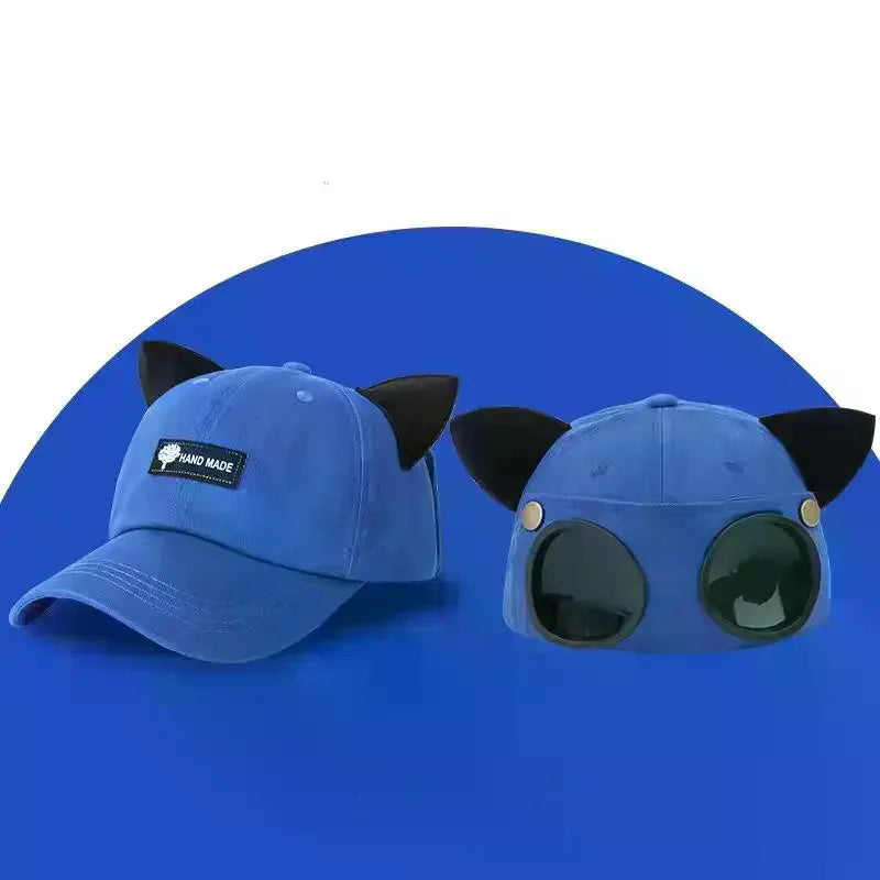 Gorras Embroidered Cat Ear Baseball Cap Women очки солнцезащитные женск 모자 UV Protection Summer Sunhat zomer pet dames Oasis Select