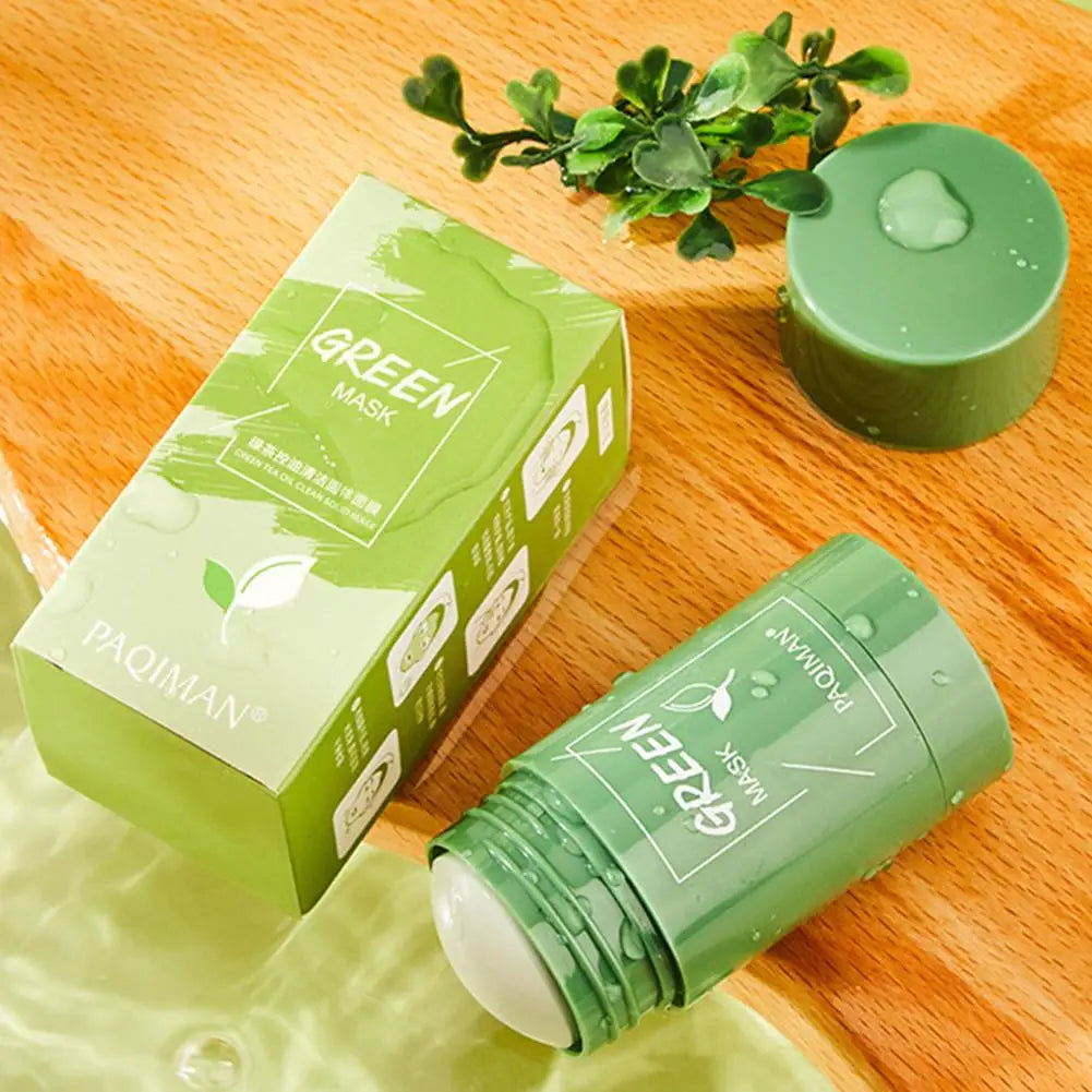 Green Tea Mask Face Clean Green Tea Cleansing Deep Moisturizing Shrink Pores Blackhead Acne Facial Korean Skin Care Oasis Select