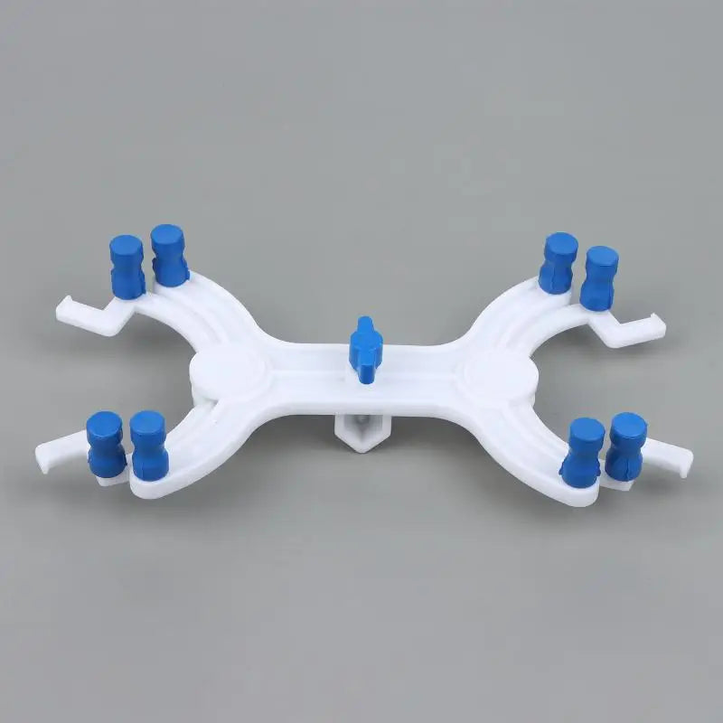 Double Burette Clamp Spring Loaded Plastic Buret Clip Anti-scratch Silicon Grips for Lab Glass Burette Fixing Oasis Select