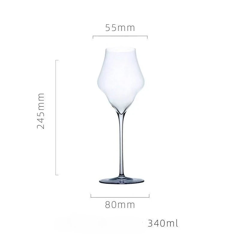 Luxury Superior Drinkware Cloud Wine Glass Thin Rod Extremely Thin Handmade Bar Party Champagne Glass Cups Tall Wine Glass Gift Oasis Select 340ml 1PCS