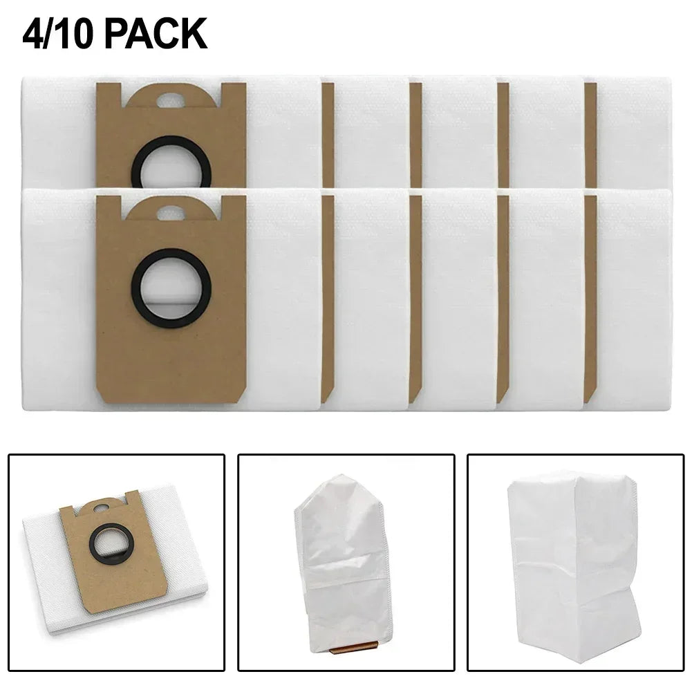 4PACK/10PACK Dust Bags Disposable Dust Bag 3.5 Liter Disposable Dust Bag For BObsweep Dustin And For Orb-I Efficient Filtration Oasis Select