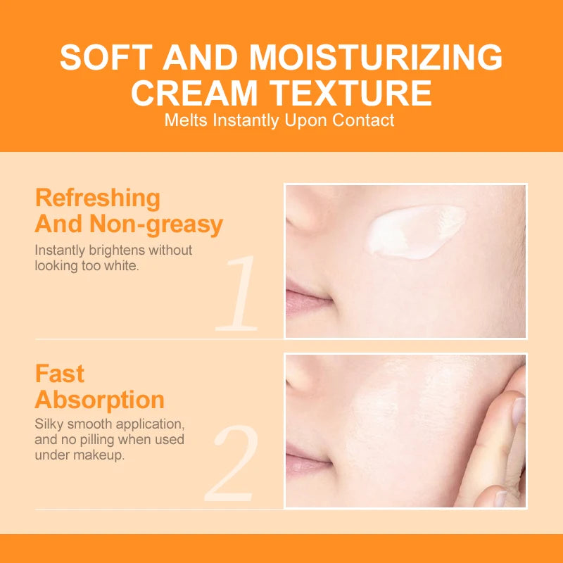 Vitamin C Whitening Face Cream Fade Freckle Dark Spot Improve Dullness Nourishing Moisturizing Cream Lightening Facial Skin Care Oasis Select