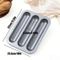 Bread Loaf Pan Baking Molds Bread Mould Grade Baguette Bake Tray Anti-scalding Non-stick Oven Tool Kitchen Baking Molds Oasis Select 1PC