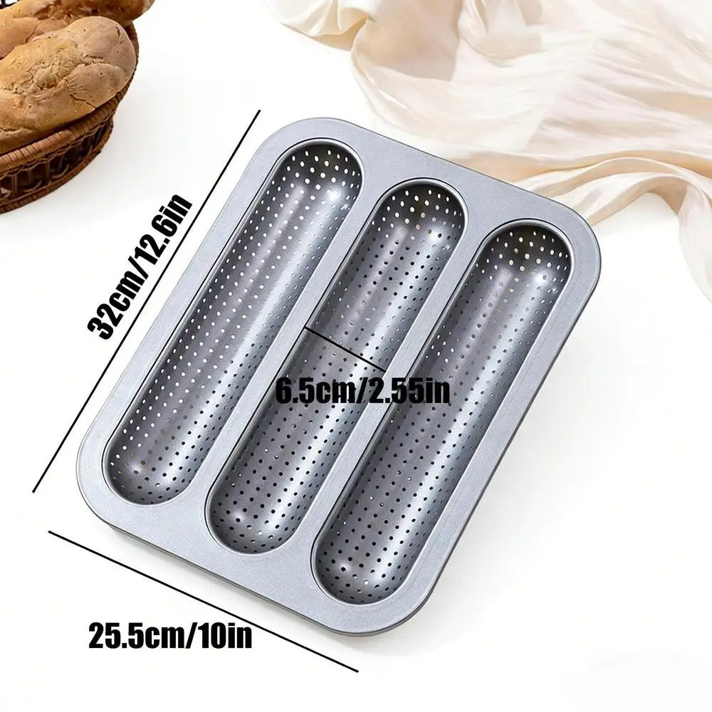 Bread Loaf Pan Baking Molds Bread Mould Grade Baguette Bake Tray Anti-scalding Non-stick Oven Tool Kitchen Baking Molds Oasis Select 1PC