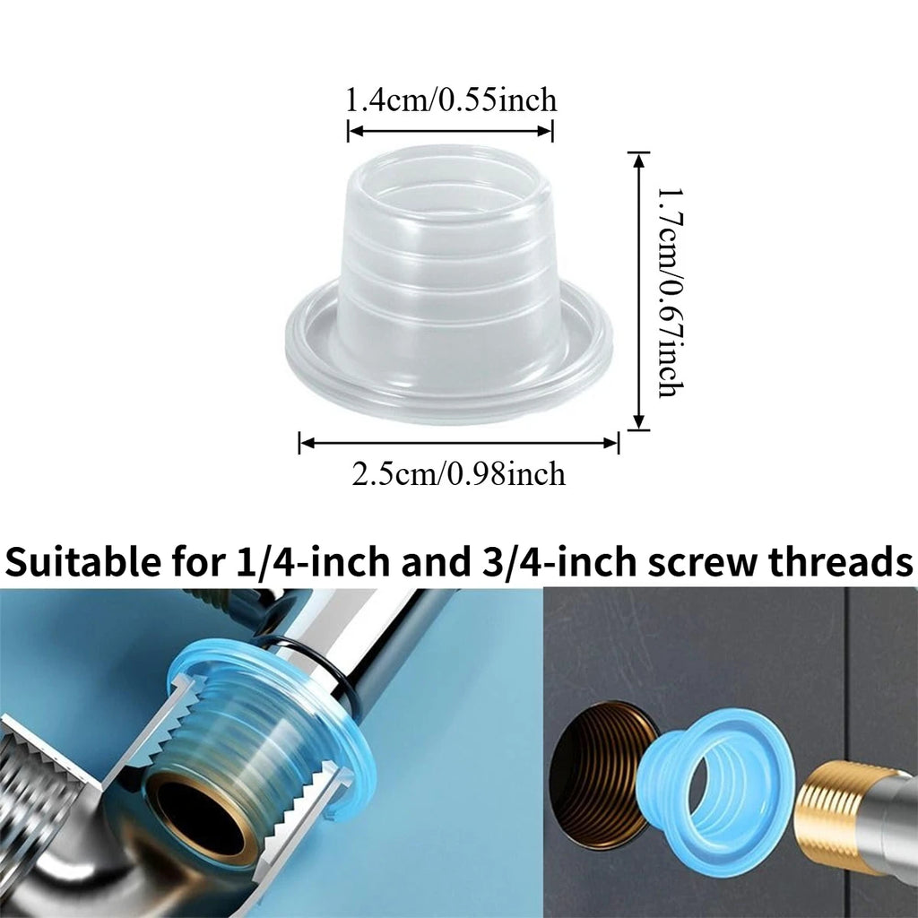 20/40/60PCS Silicone Thread Seal Tape DIY Plumber No Wrap Self Fusing Faucet Valve Pipe Fix Leakproof Waterproof Oasis Select