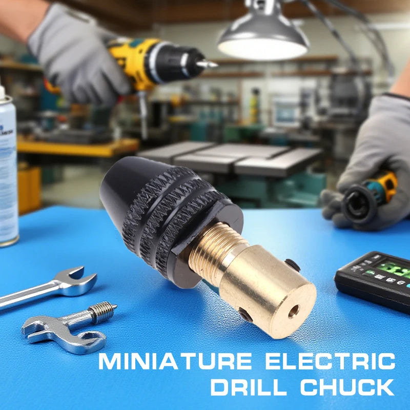 2mm-5mm Universal Small Electronic Drill Bit Collet Mini Chuck Tool Set Fixture Clamp Multifunction Micro Electric Drill Chuck Oasis Select