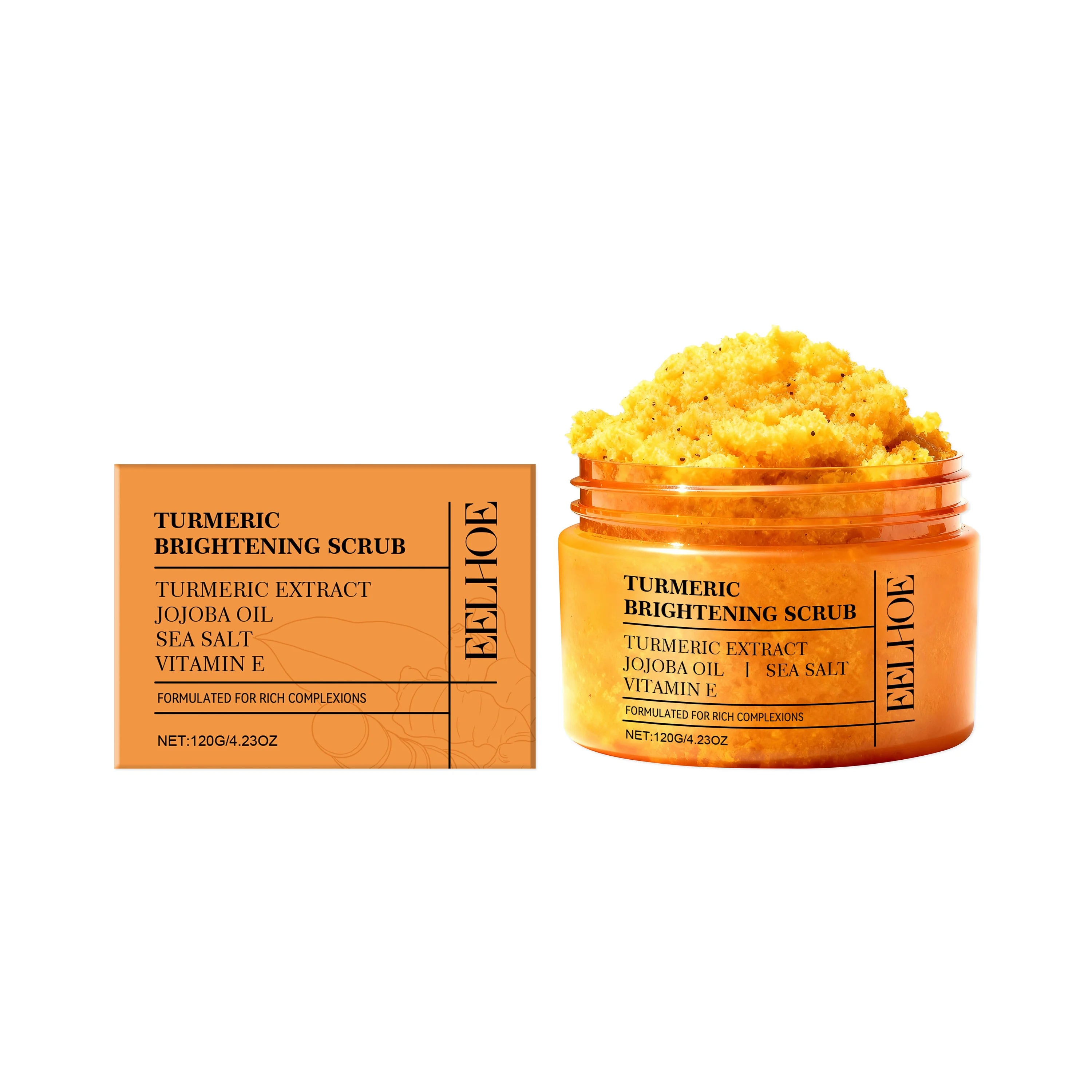 Turmeric Body Scrub – Hydrating & Smoothing Cream | 120g Body Scrub Cream Oasis Select 120g boxed