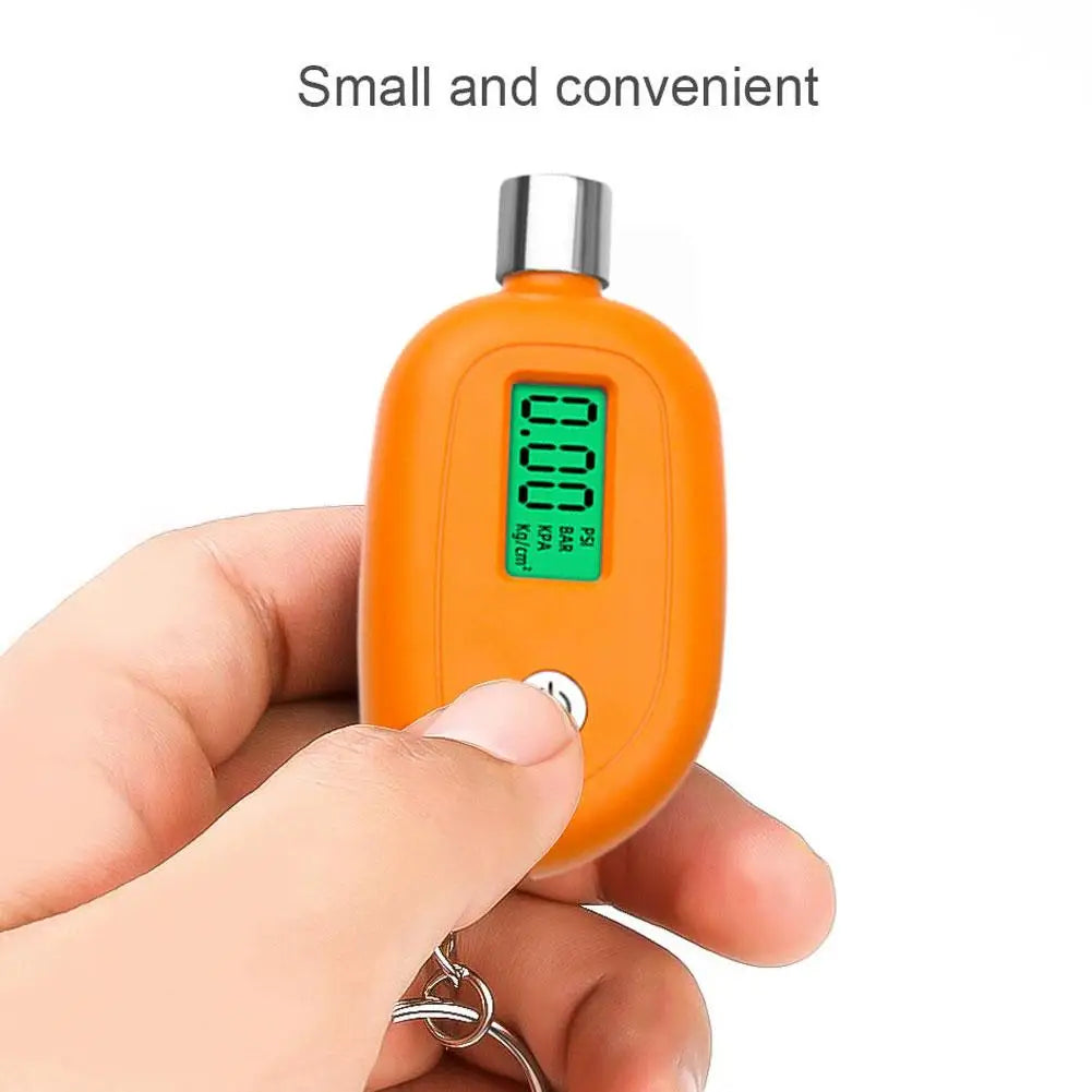 Digital Tire Pressure Gauge LCD – PSI BAR KPA | Car & Bike Digital Tire Gauge Oasis Select