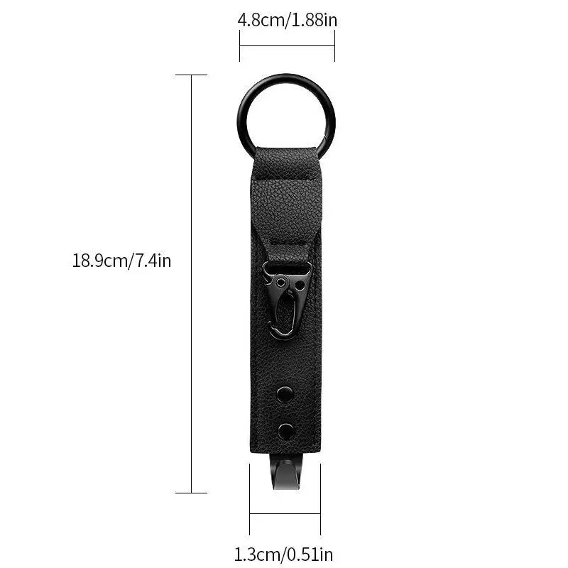 PU Leather Hooks For Car Storage Clips Front Seat Headrest Organizer Holder Auto Fastener Hangers Car Interior Accessories Oasis Select