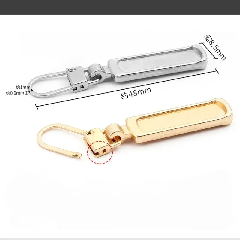 5/25pcs Detachable Metal Zipper Pullers for Zipper Sliders Head Zippers Repair Kits Zipper Pull Tab DIY Sewing Bags Down Jacket Oasis Select