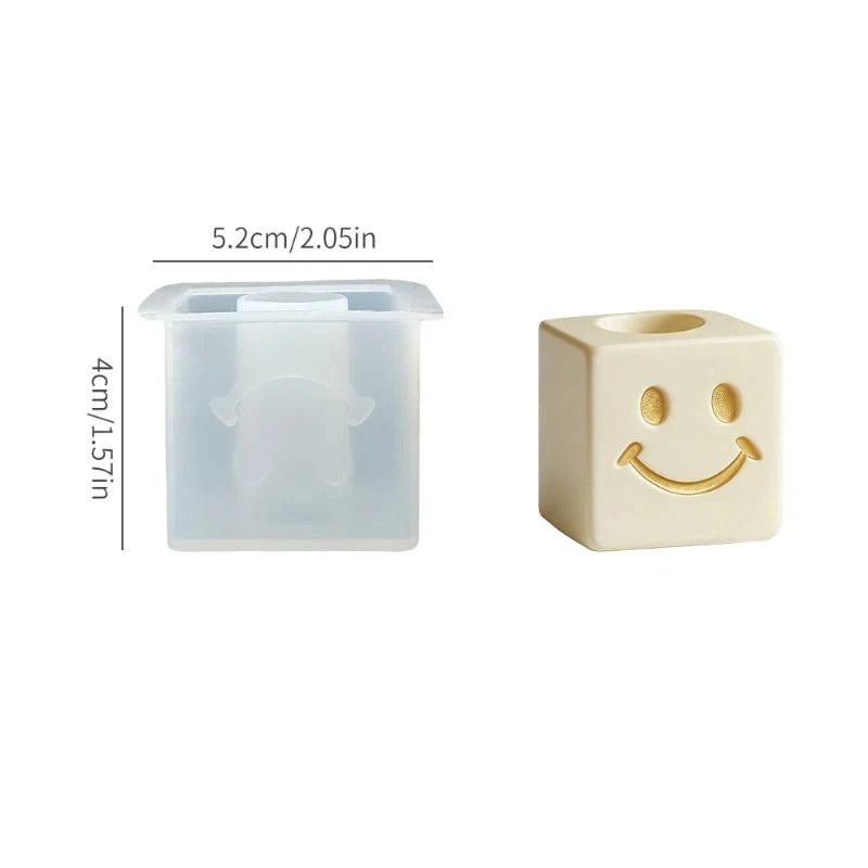 Flower Test Tube Holder Silicone Molds DIY Handmade Vase Tray Epoxy Resin Mould Candlestick Holder Plaster Cement Mold Oasis Select A4