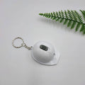 SUSU 1pc Portable Mini LED Helmet Shape Beer Bottle Opener Kitchen Tool Accessories Keychain Pendant Oasis Select White