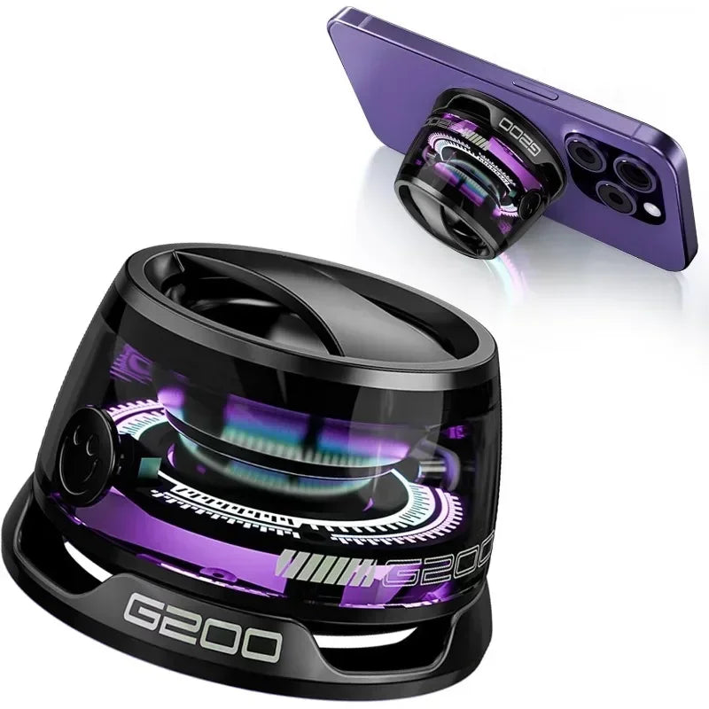 Portable Bluetooth Speaker Magnetic Mini Sound Box G200 with RGB Light Bluetooth Wireless Outdoor Speaker for Travel Must Have Oasis Select