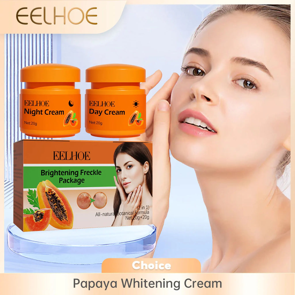 EELHOE Papaya Whitening Day & Night Face Cream – Dark Spots Whitening Face Cream Oasis Select