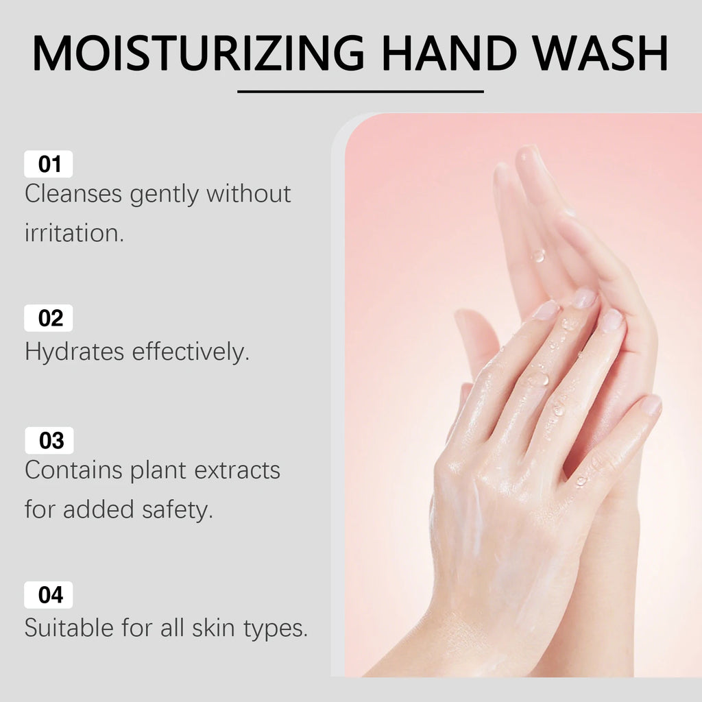 Moisturizing Hand Wash with Tomato Extract Gentle Daily Hand Soap for Clean Soft Hands Hydrating Hand Cleanser for Home Kitchen Oasis Select