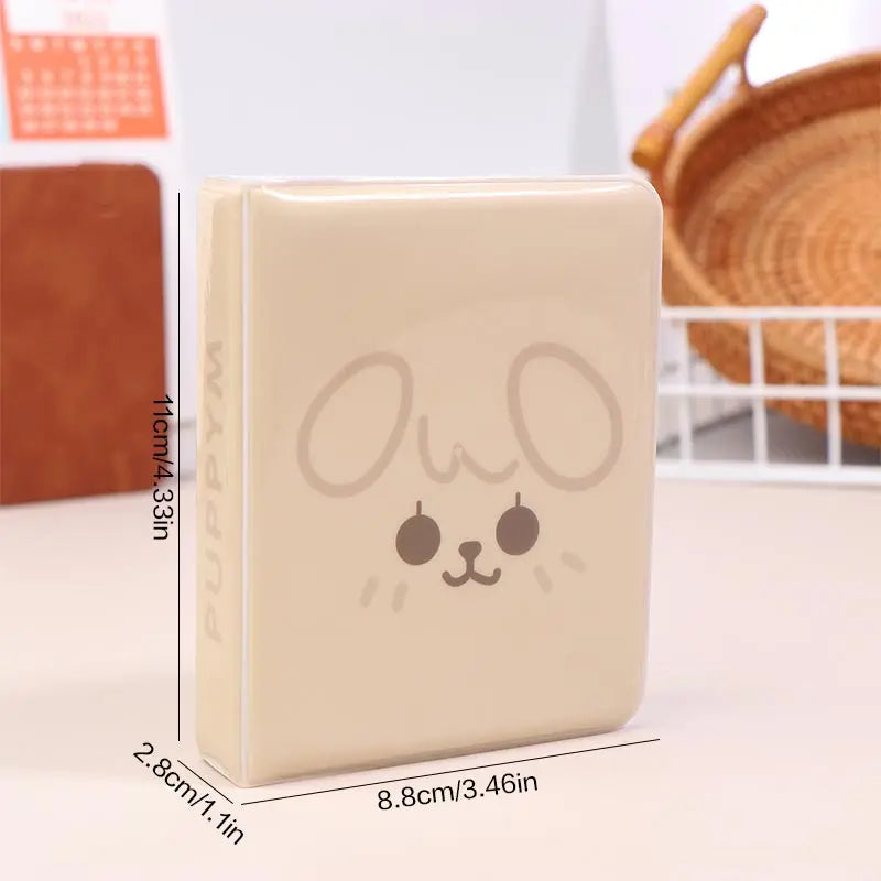Cartoon Animals 3 Inch Album Star Photo Small Card Storage Album Cute Idol Picture Postcard Kpop Card Binder Card Book Oasis Select WW-01