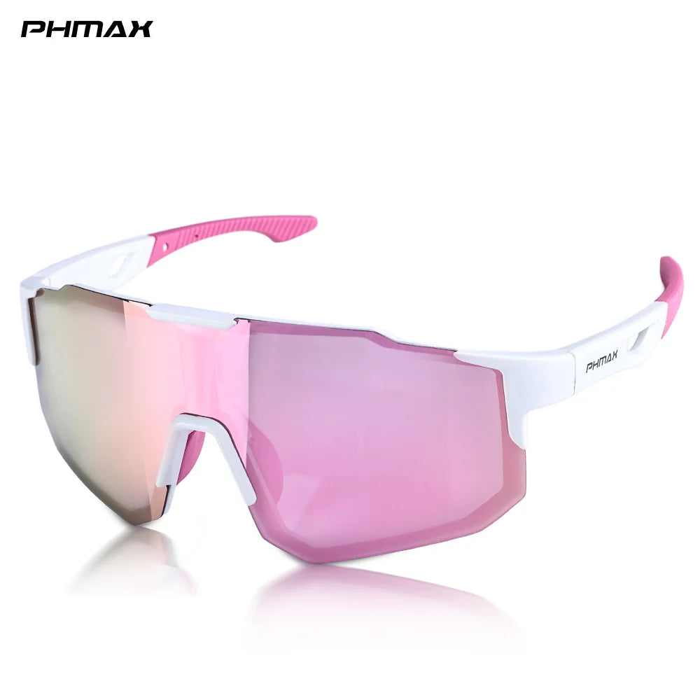 PHMAX Polarized Cycling Glasses Ultralight MTB Road Bike Glasses Sun Protection Men Polarized Bicycle Sunglasses Goggles Oasis Select P-YJ-933705