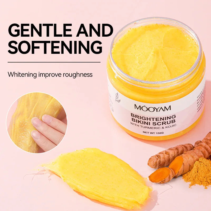 Vitamin Body Brightening Scrub – Kojic Acid & Turmeric 150g