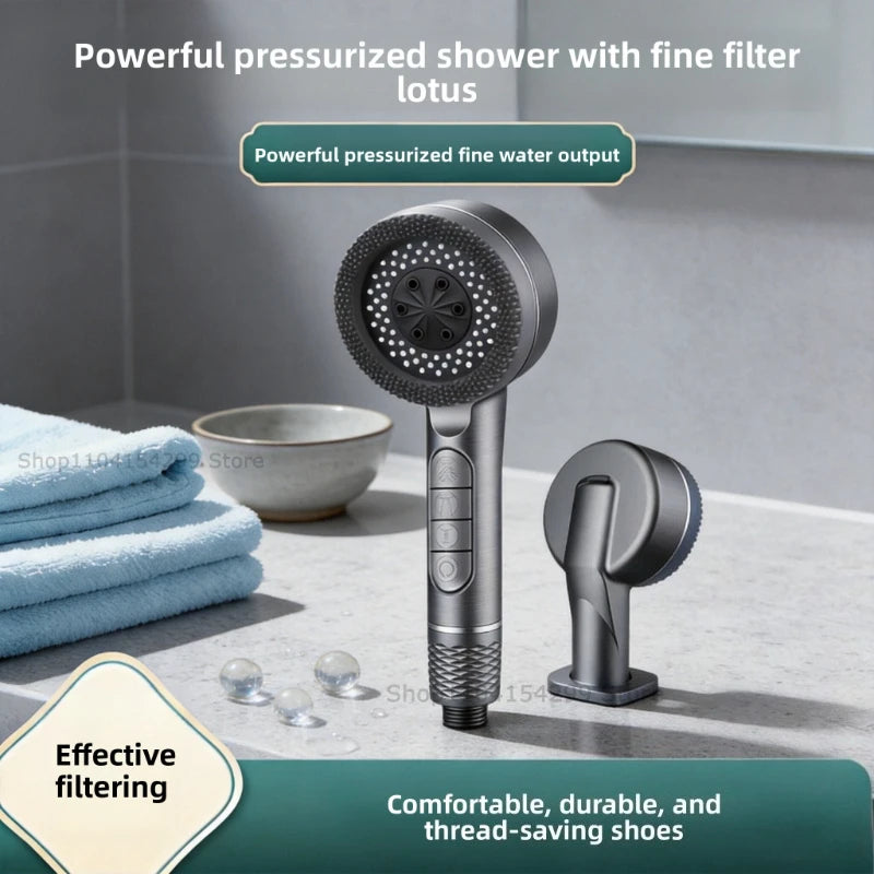 Shower Head Adjustable High Pressure Faucet Filter for Shower Spray Nozzle with Hose Bathroom Showers Accessories Oasis Select