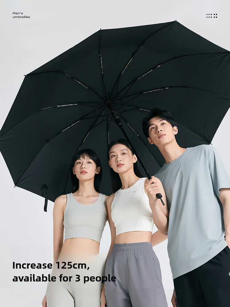 Fully Automatic Umbrella Enlarged Thickened and Reinforced Large Folding Umbrella for Heavy Rain Oasis Select