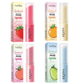 2.5g/pc Color Changing Lipstick – Strawberry Orange Peach Avocado Fruit Flavored Heart Core Lip Balm Moisturizing Hydrating Oasis Select 4pcs
