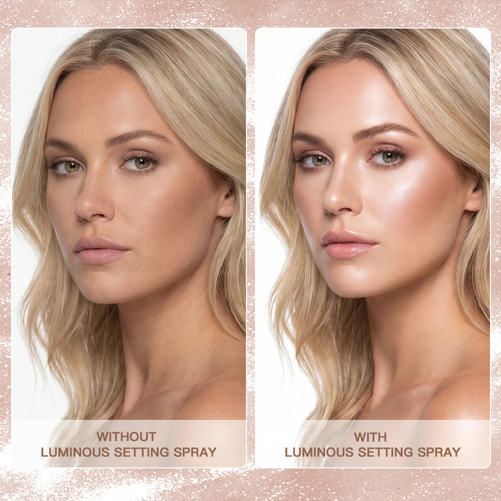 Luminous Setting Spray Instantly Boosts Skin Dewy Plump-looking Lasting Hydration Face Makeup Blends Seamlessly Natural Finish Oasis Select