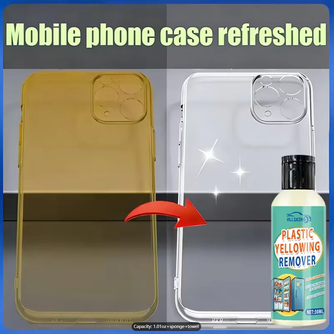 Plastic Restorer – Anti-Yellowing Protection for Plastic Surfaces Plastic Restorer Spray Oasis Select