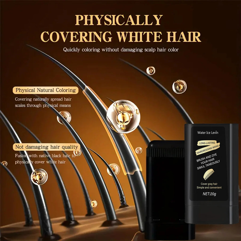 Black Temporary Hair Color Cream Stick – Easy Wash & Long-Lasting Temporary Hair Dye Oasis Select