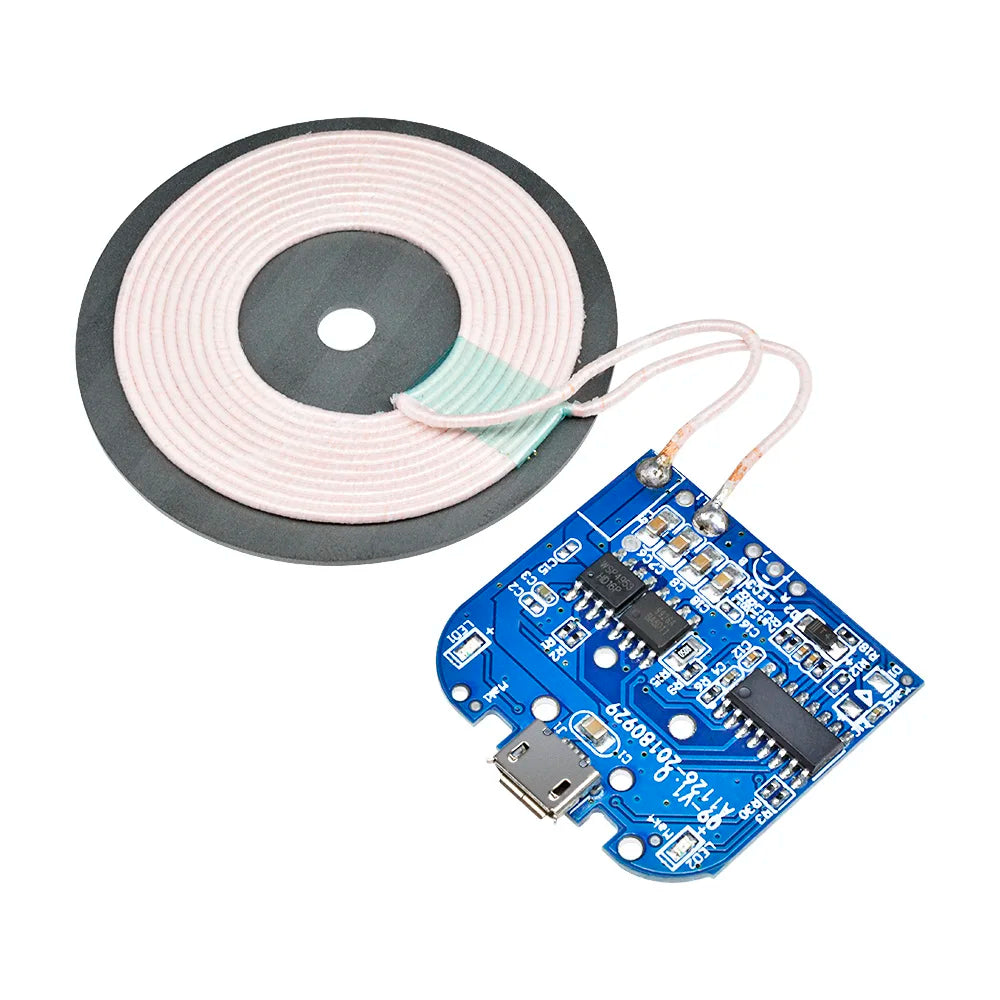 DC 5V 2A Wireless Charging Standard Receiver 5W Charger Module For Micro USB Mobile Phone Charger Board Electronic DIY Oasis Select