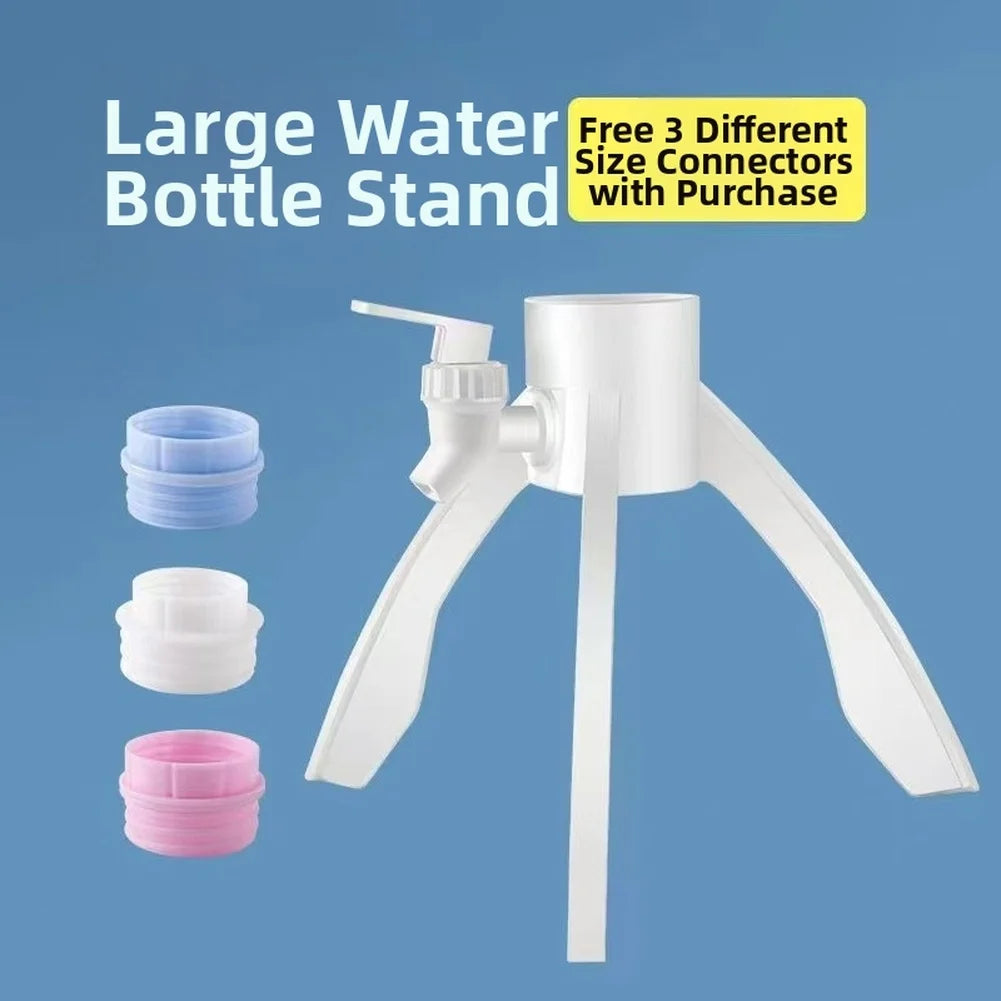 5L Inverted Water Bottle Dispenser Stand with Faucet & 3 Adapters Water Bottle Dispenser Oasis Select