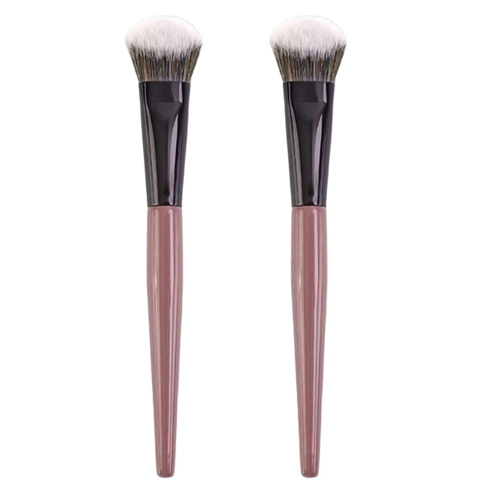 Professional Makeup Brush 1/2PCS, Angled Powder Brush for Flawless Makeup Application,Premium Synthetic Foundation & Blush Brush Oasis Select 2pcs