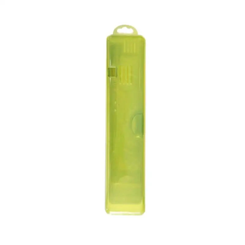 Toothbrush Box Transparent Organizer Case Travel Portable Toothbrush Holder Plastic Toothpaste Box Storage Container Oasis Select Green