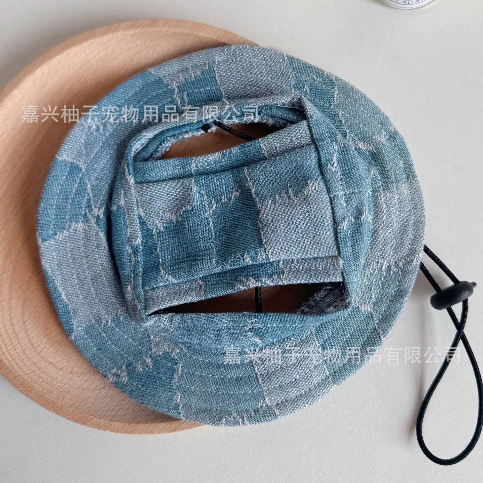 Cat Pet Hats, Sun Hats, Sun Protection Camping Dog Hats, Denim Cotton Fisherman Hats cat hat dog birthday Oasis Select Light blue patch L